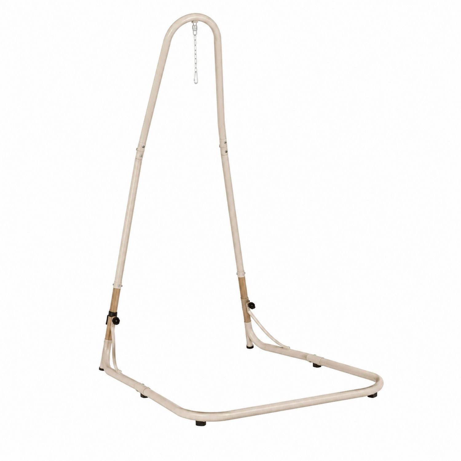 Steel Hanging Chair Stand Beige 210cm