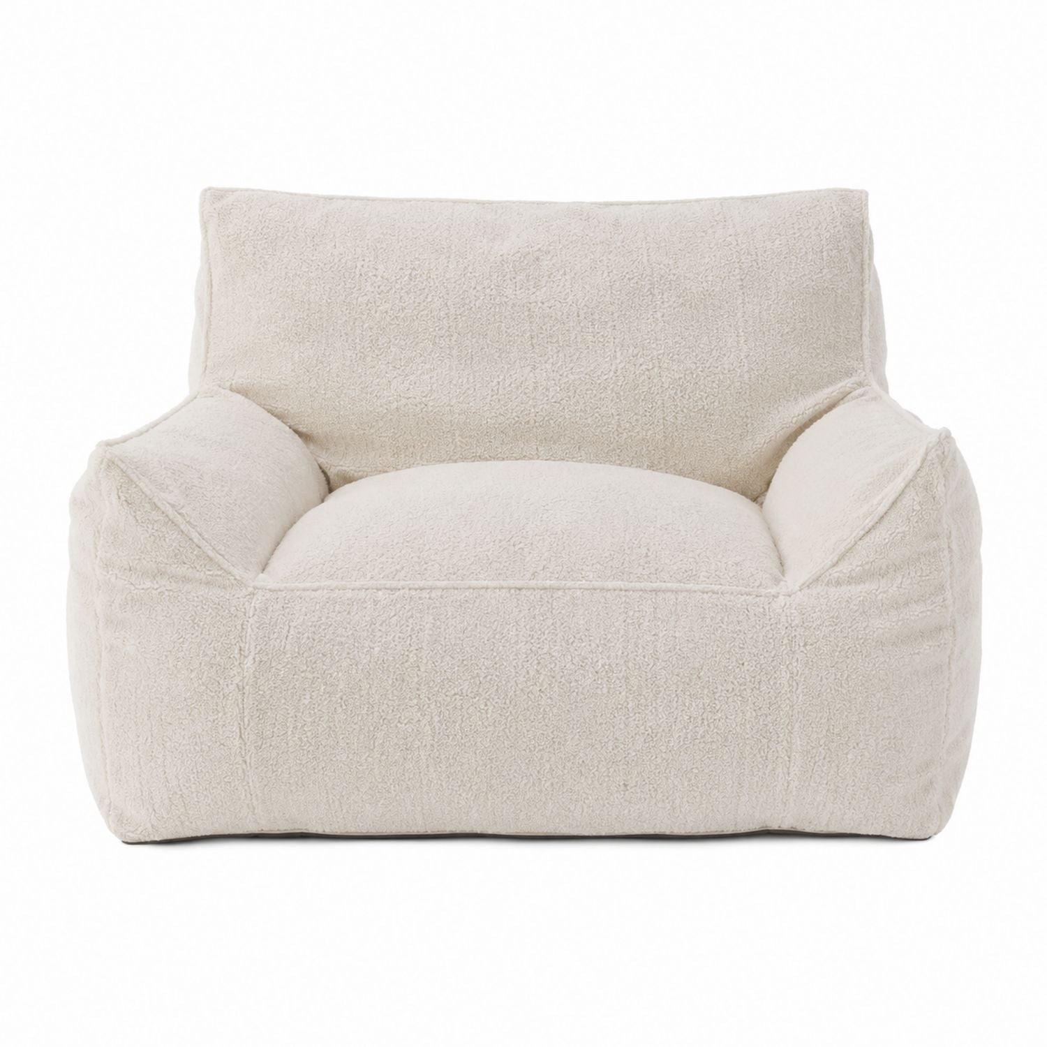 Polyester Bean Bag Chair Off-White