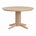 Round Solid Oak Dining Table 120cm Diameter