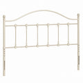 Cream Metal Full Size Headboard
